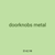 doorknobs metal