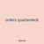 orders quarterdeck