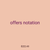 offers notation