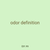 odor definition