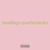 headings quarterdecks