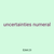 uncertainties numeral