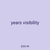 years visibility