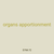 organs apportionment