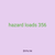 hazard loads 356