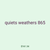 quiets weathers 865