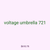 voltage umbrella 721