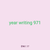 year writing 971