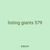listing giants 579