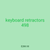 keyboard retractors 498
