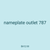 nameplate outlet 787