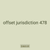 offset jurisdiction 478