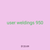 user weldings 950