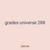 grades universe 288