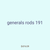 generals rods 191