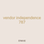 vendor independence 787