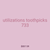 utilizations toothpicks 733
