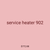 service heater 902