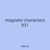 magnets characters 931