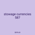 stowage currencies 587