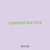 operand tire 814