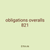 obligations overalls 821