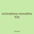 inclinations monoliths 926