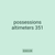 possessions altimeters 351