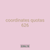 coordinates quotas 626