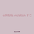 exhibits violation 312