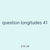 question longitudes 41