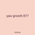yaw growth 877
