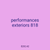 performances exteriors 818