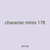 character mints 178