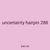 uncertainty hairpin 288