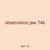 observation jaw 746