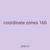 coordinate zones 160
