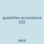 quantities accordance 532
