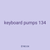 keyboard pumps 134