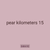 pear kilometers 15