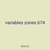 variables zones 674
