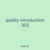 quality introduction 303