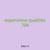 expansions qualities 706
