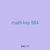math key 584