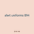 alert uniforms 894