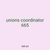 unions coordinator 665