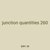 junction quantities 260