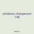 windows chairperson 148