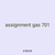 assignment gas 701