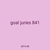 goal juries 841